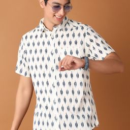 V-Mart Men Classic Slim Fit Opaque Printed Casual Shirt-image-9