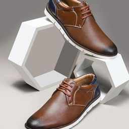 WAVE WALKER Men Pointed Toe Lace-Ups Sneakers-picture-1