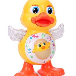 FANTASY INDIA Dancing Duck with Music Flashing Lights and Real Dancing Action - Yellow image 4