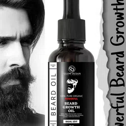 Glowocean Advanced & Powerful Beard Growth Oil With Jojoba Oil-30ml-image-38