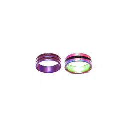 Dynamic Retail Global Set of 2 Rings for Men & Women, Purple-Multicolor Alloy Ring ()-image-84