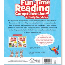 wonder house books Fun Time Reading Comprehension Activity Workbook Level 1 - English image 5