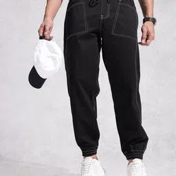 WROGN Men Regular Fit Joggers-image-67