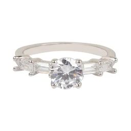 The Real Effect London Statement 92.5 Sterling Silver Ring for Women-image-57