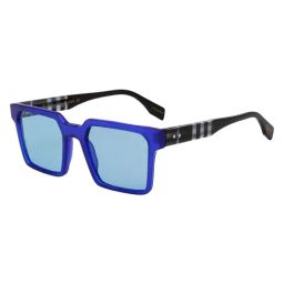 Ted Smith Blue Square Sunglasses for Unisex-image-93