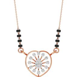 Joyalukkas 18k Yellow Gold & Diamond Heart of Tradition Mangalsutra-picture-0