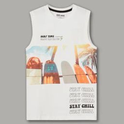 Fame Forever by Lifestyle Boys White Vests-image-132