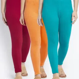 Gracit Multicolor Regular Fit Leggings-image-22