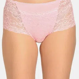 Mod & Shy Light Pink Lace Hipster Panty-image-60