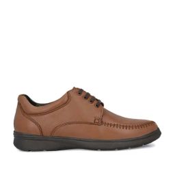 Carlo Romano Men's Tan Derby Shoes-image-69