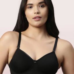 Enamor Black Non-padded Bra-image-49