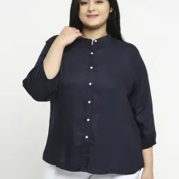 Style Quotient Plus Women Solid White Viscose Rayon Formal Shirt-image-56