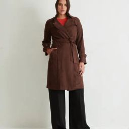 Cover Story Brown Trench Coat-image-67