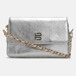 BAGATT Metallic Leather Solid Sling Handbag-47