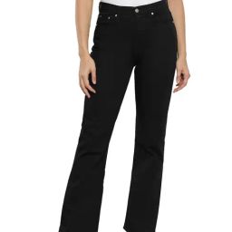 Calvin Klein Boot Blue Lightly Washed Mid Rise Jeans-picture-44
