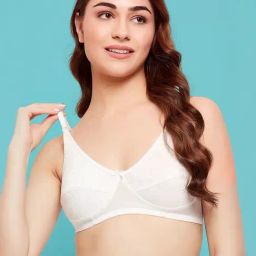 Clovia White Full Coverage Non-Padded Everyday Bra-image-39