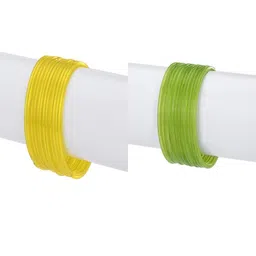 1ST TIME Set Of 24 Yellow Alloy Bangles-picture-19