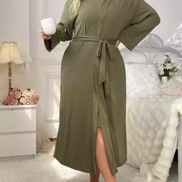 DressBerry Women Wrap Nightdress-image-25