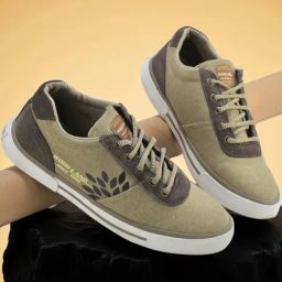 Woodland Men's Khaki Casual Sneakers-picture-49