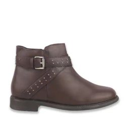 Catwalk Women's Wall St Brown Booties-image-14