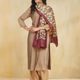 Fabindia Multicolored Regular Fit Printed Stole-13