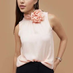 Code by Lifestyle Pink Plain Top-picture-48