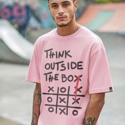 Bewakoof Tendor Touch Relaxed Fit Graphic T-Shirt-image-44