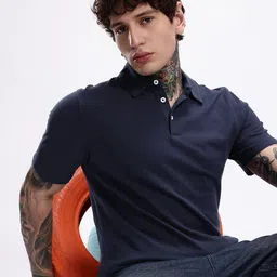 Kook N Keech Men Polo Collar Pure Cotton T-shirt-picture-33