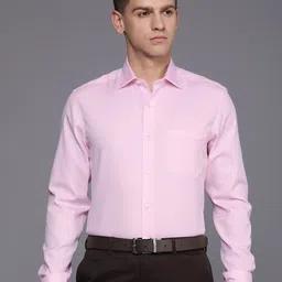 Louis Philippe Pure Cotton Classic Fit Formal Shirt-picture-7