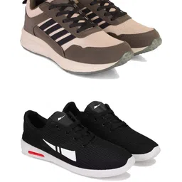 PENNEN Men Non-Marking Running Sports Shoes-image-9