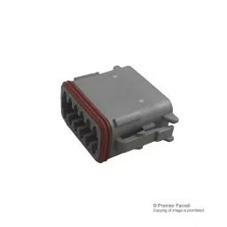 DEUTSCH - TE CONNECTIVITY PLUG HOUSING, 12POS, PA GF, GREY, DT06-12SA-picture-31