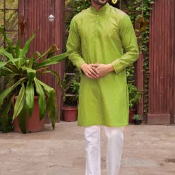 Archittam Men Mandarin Collar Kurta Sets-picture-18
