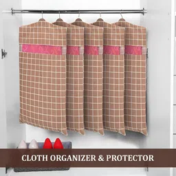 Aura Brown Set of 6 Regular Multi-Utility Organisers image 3