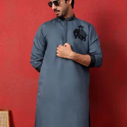 KRAFT INDIA LUXE Men Embroidered Kurta-picture-33