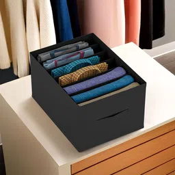 Kuber Industries Black Set of 1 Regular Drawer Organiser Organisers image 5