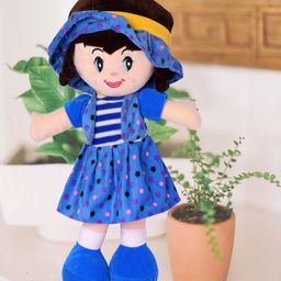 Besties Super Soft Stuffed Huggable Girl Winky Doll Washable Blue - Height 40 cm-image-88