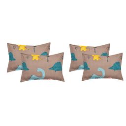 RRC Super Soft Brushed Microfiber Cotton Pillow Cover - Brown-15
