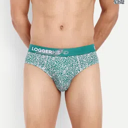 LOGGERHEAD Pack Of 2 Printed Cotton Hipster Briefs LHPB006-Navy-Pista-image-78