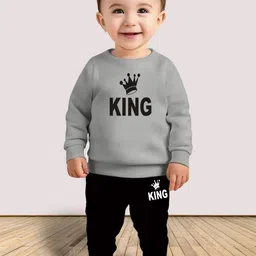 MGRS Kids-Unisex Grey Clothing Set-image-67
