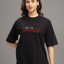 Mast & Harbour Women Typography Printed T-shirt-picture-42
