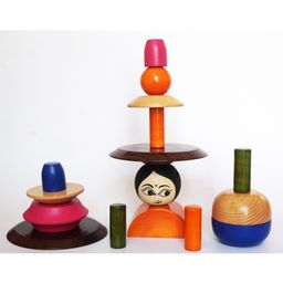 Maniams  Tula 16 Wooden Pieces Tula Base (Color May Vary) image 4