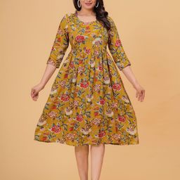 TANISHA Floral Print Maternity A-Line Dress-image-97