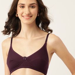 DressBerry Burgundy Solid Everyday Bra-9