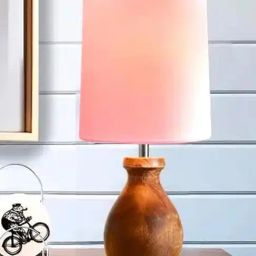 Homesake Pink Wood Table Lamp-22