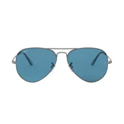 Ray-Ban 0RB3689004/S258 Ice Blue Polarized Aviator - 57 mm-46