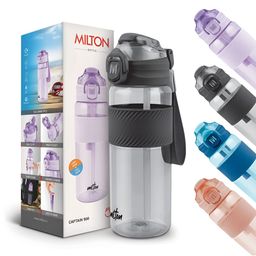 Milton Black & Grey Single Plastic Solid Water Bottle-55