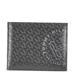 Tommy Hilfiger Puncak Black Casual Leather Bi-Fold Wallet for Men-69