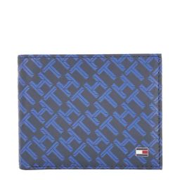 Tommy Hilfiger Cinders Navy Casual Leather Bi-Fold Wallet for Men-image-67