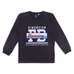 Cavio Kids Black Cotton Printed Full Sleeves Sweatshirt-image-120