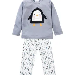 Nite Flite Kids Printed Multicolor Top with Pyjamas-image-29